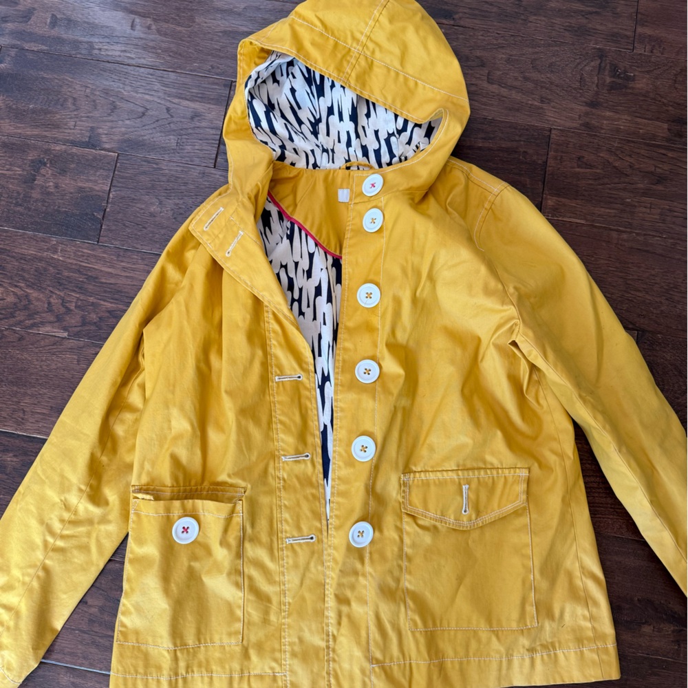 Boden yellow raincoat